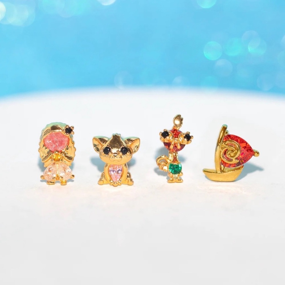 Disney Princess Moana 4 Piece Earring Set